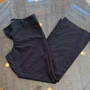 Nicole Miller Black Pinstripe Wide Leg Dress Pants. Women’s Size 12. Inseam: 32”